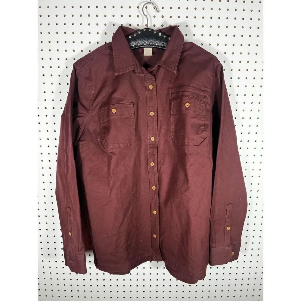 Duluth Trading button down denim jacket size XL